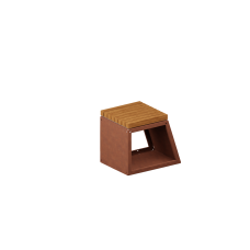 VULCANUS boxxoq SoloSeat | Zahradní lavička