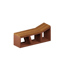 VULCANUS boxxoq TriRest | Zahradní lavice